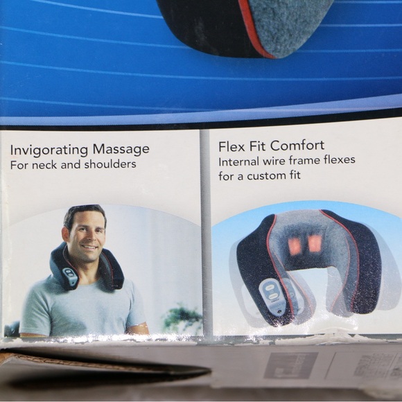 Homedics Massager Neck Shoulder With Heat Gray Black Model NMSQ-200J-2 IOB - Picture 5 of 8